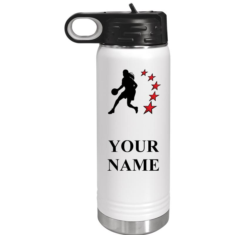 WATER BOTTLE 20OZ WHITE