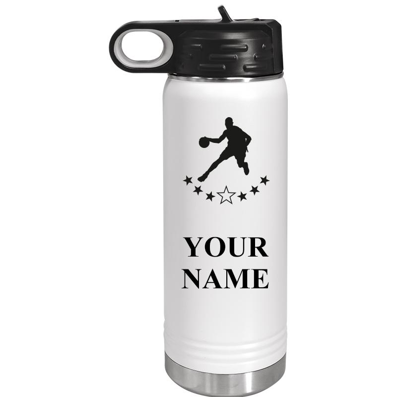 WATER BOTTLE 20OZ WHITE