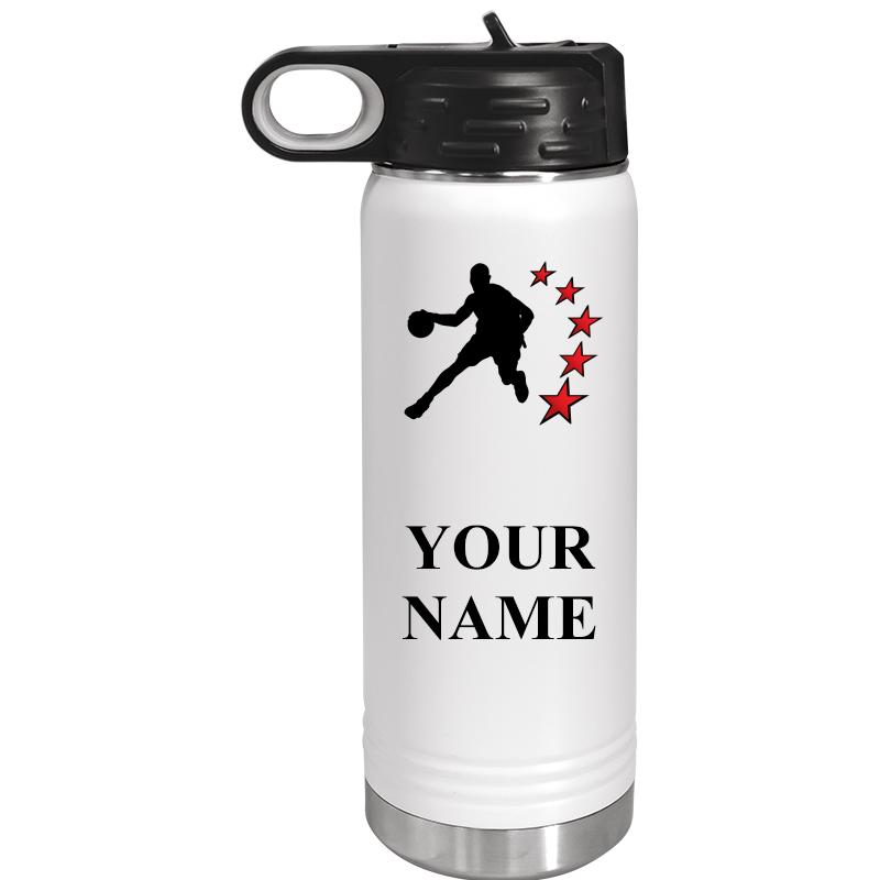 WATER BOTTLE 20OZ WHITE