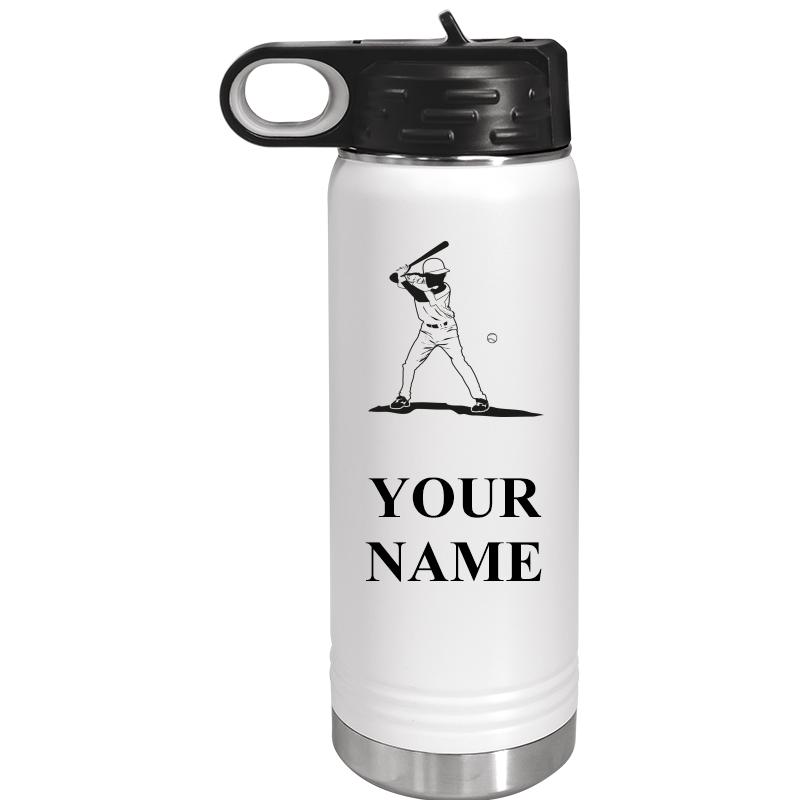 WATER BOTTLE 20OZ WHITE