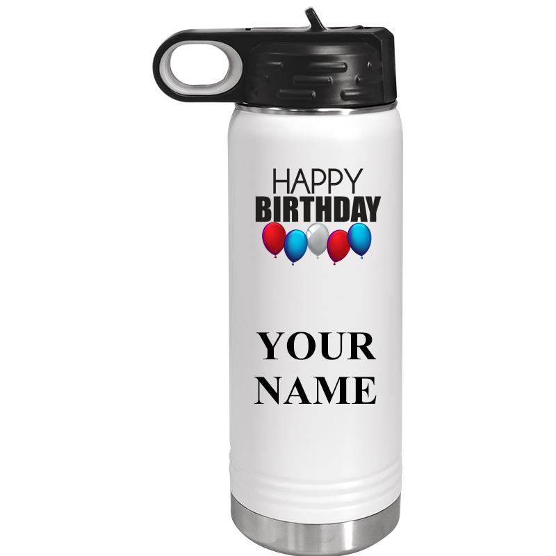 WATER BOTTLE 20OZ WHITE