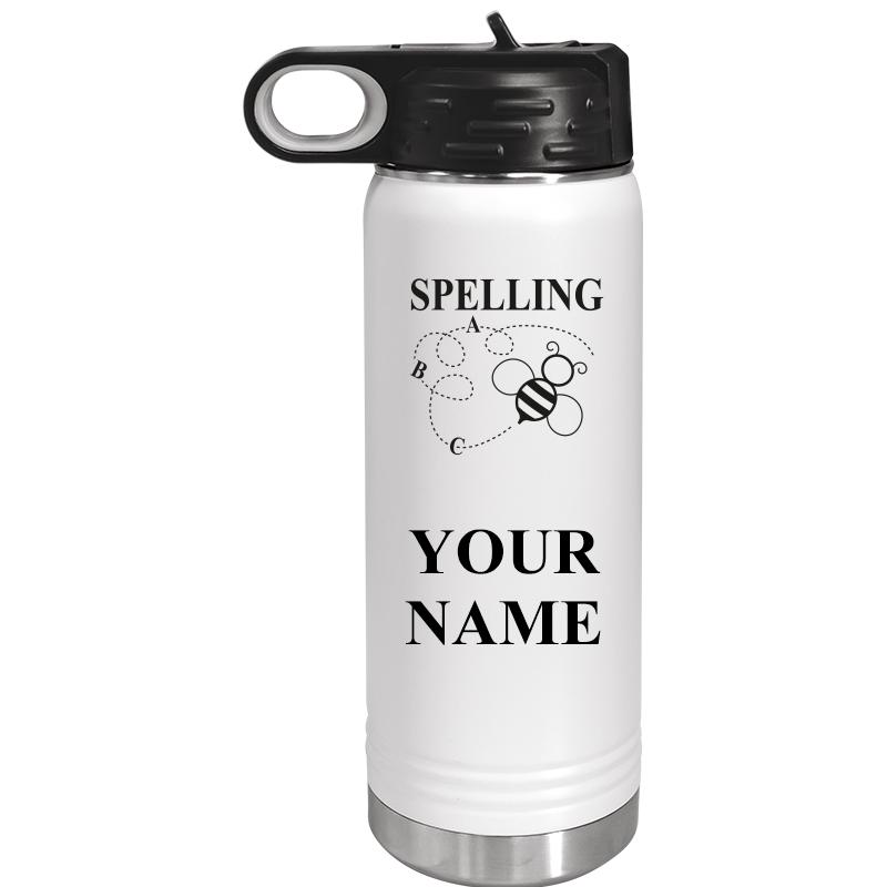 WATER BOTTLE 20OZ WHITE