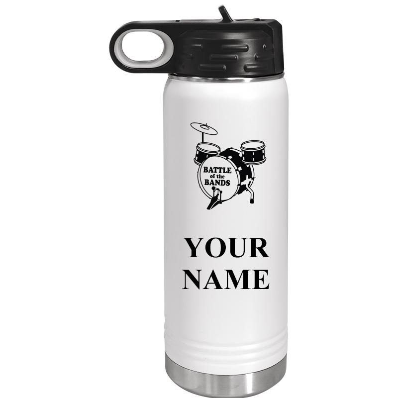 WATER BOTTLE 20OZ WHITE