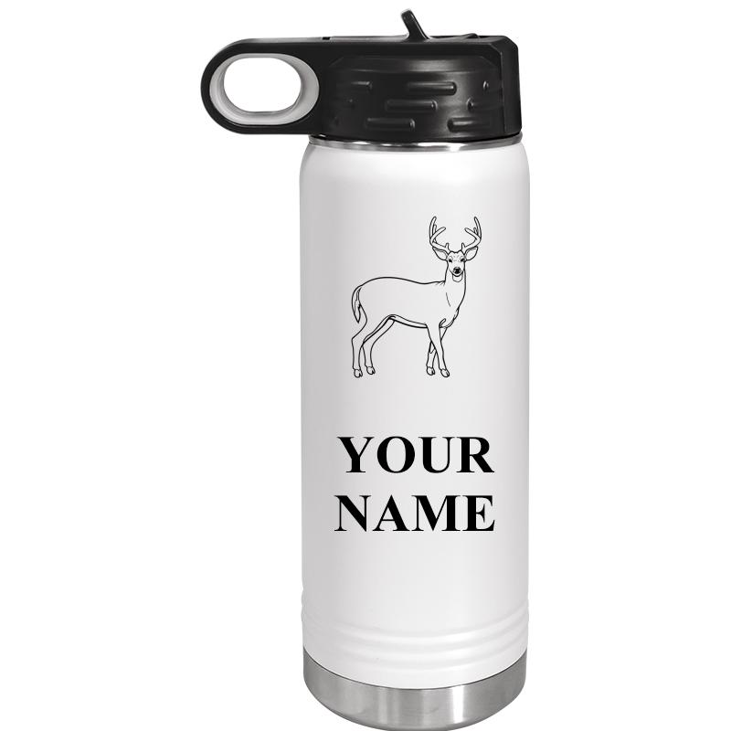WATER BOTTLE 20OZ WHITE