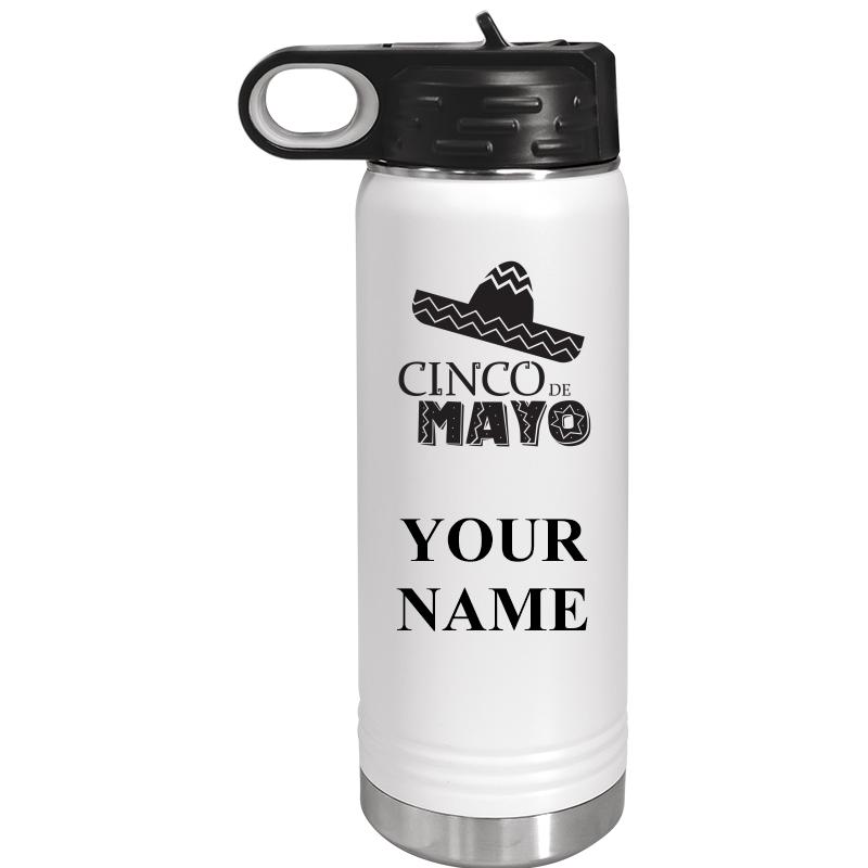 WATER BOTTLE 20OZ WHITE
