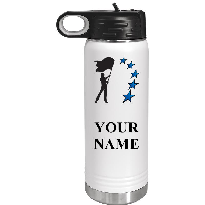 WATER BOTTLE 20OZ WHITE