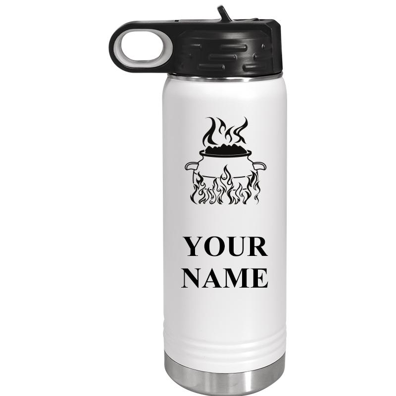 WATER BOTTLE 20OZ WHITE