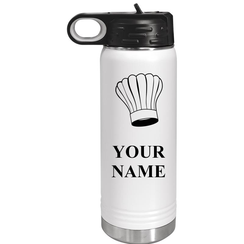 WATER BOTTLE 20OZ WHITE