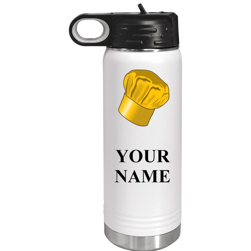 WATER BOTTLE 20OZ WHITE