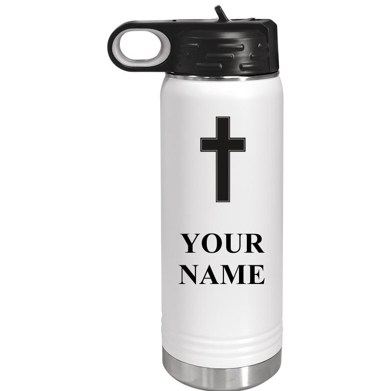 WATER BOTTLE 20OZ WHITE