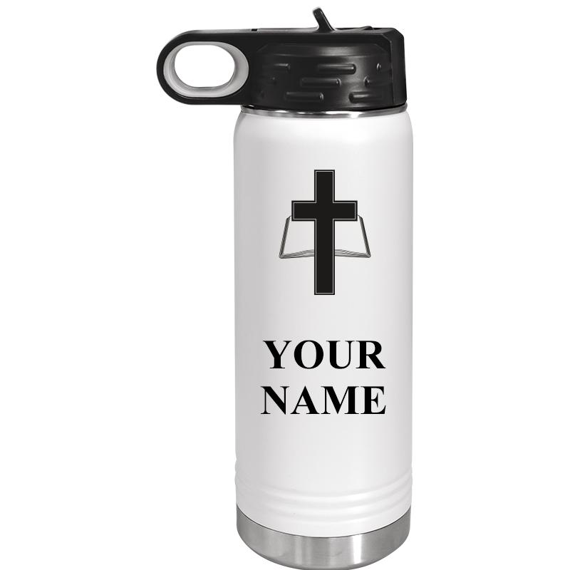 WATER BOTTLE 20OZ WHITE