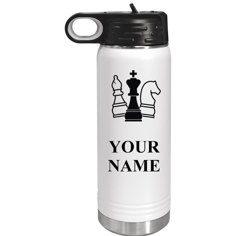 WATER BOTTLE 20OZ WHITE