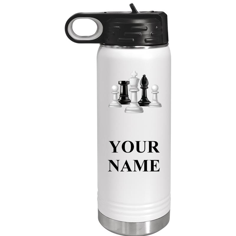 WATER BOTTLE 20OZ WHITE