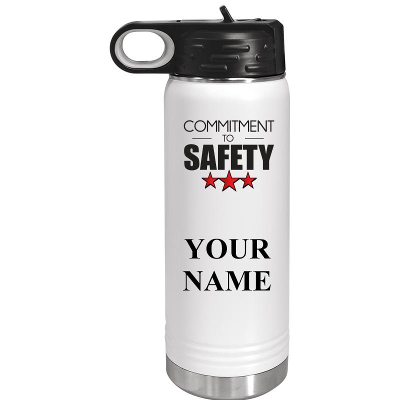 WATER BOTTLE 20OZ WHITE