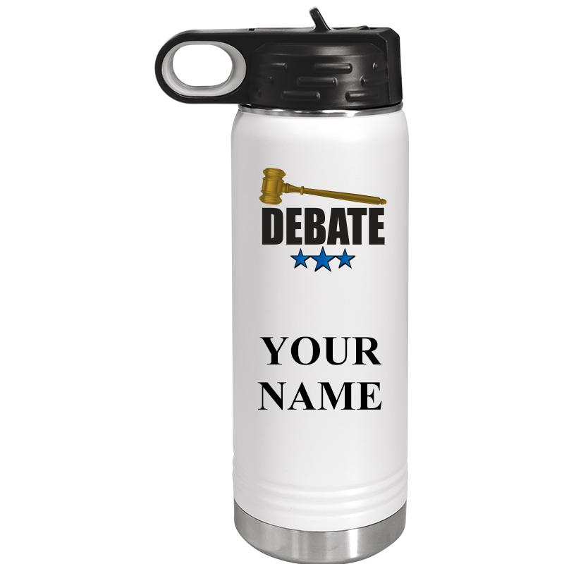 WATER BOTTLE 20OZ WHITE