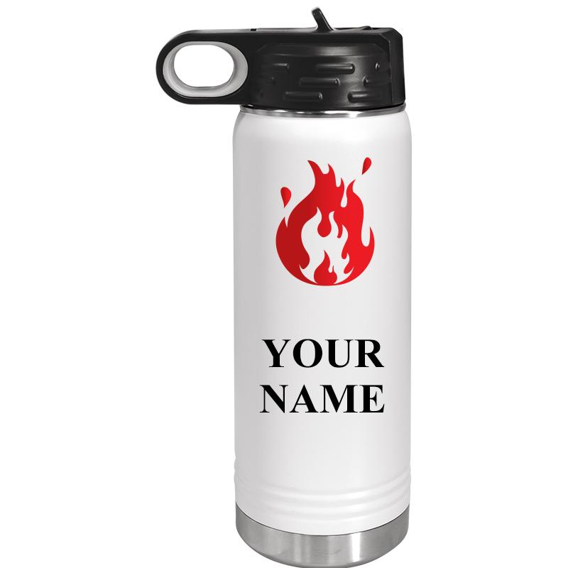 WATER BOTTLE 20OZ WHITE