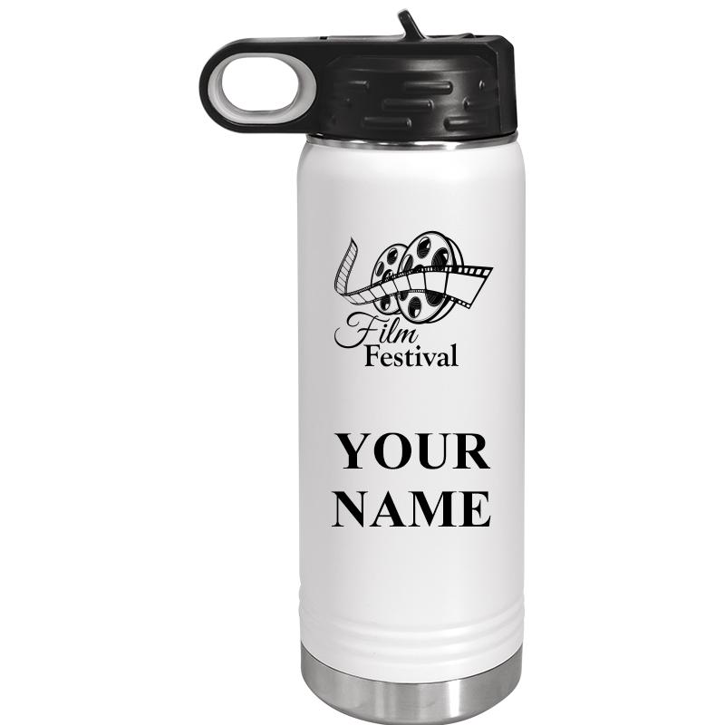 WATER BOTTLE 20OZ WHITE