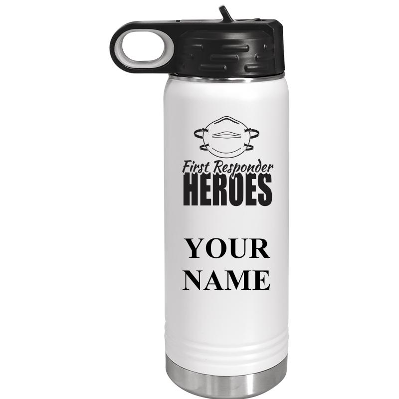 WATER BOTTLE 20OZ WHITE