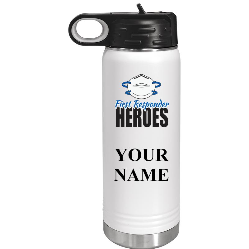 WATER BOTTLE 20OZ WHITE