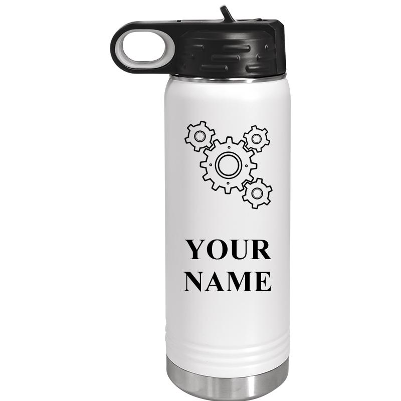 WATER BOTTLE 20OZ WHITE