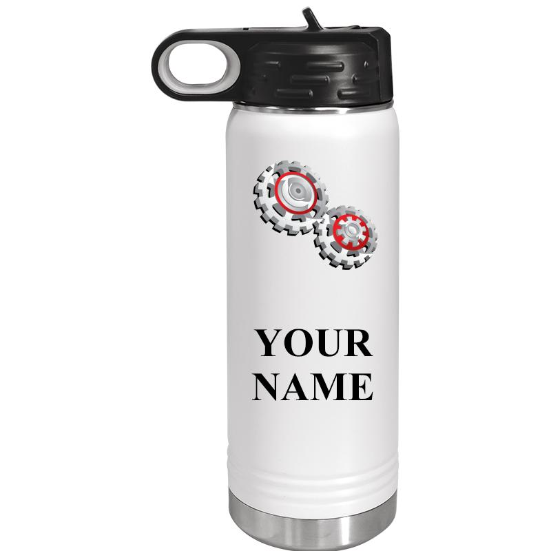 WATER BOTTLE 20OZ WHITE