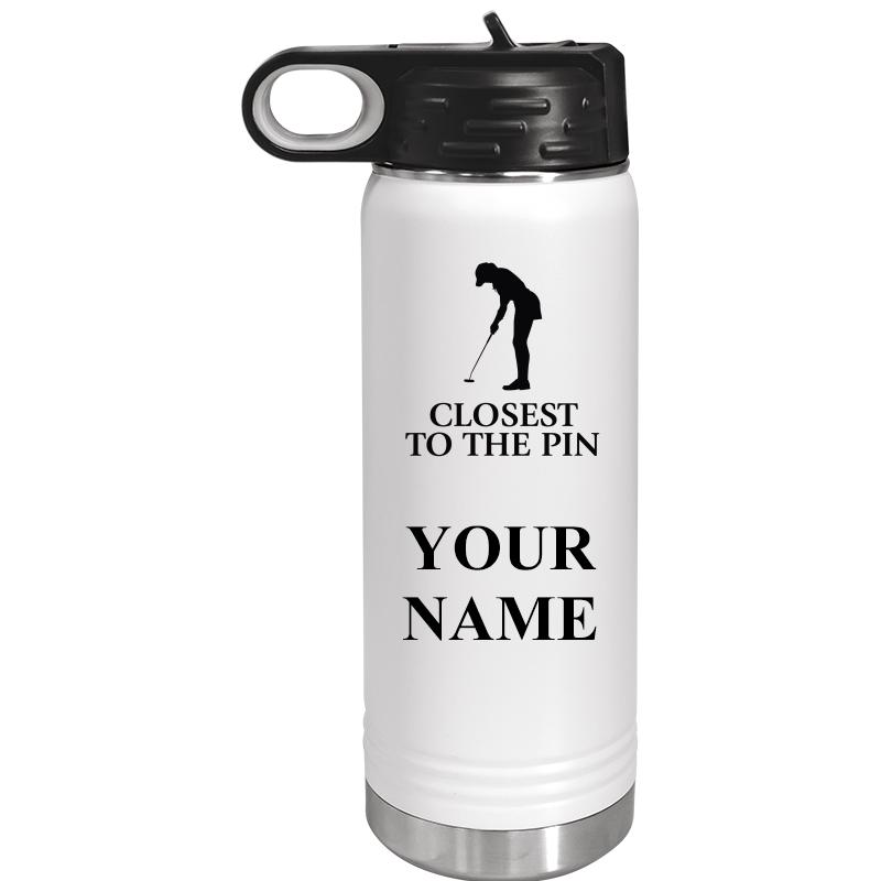 WATER BOTTLE 20OZ WHITE