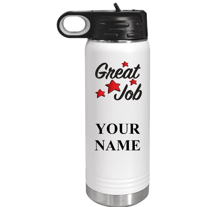 WATER BOTTLE 20OZ WHITE