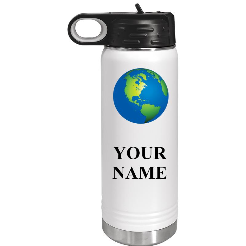 WATER BOTTLE 20OZ WHITE