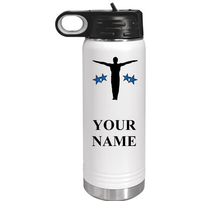 WATER BOTTLE 20OZ WHITE