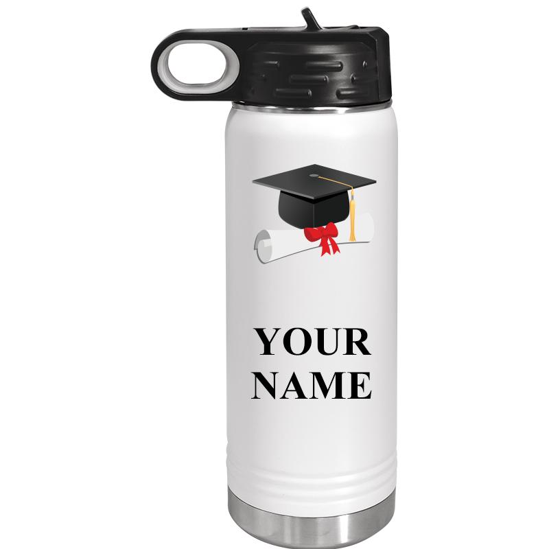 WATER BOTTLE 20OZ WHITE