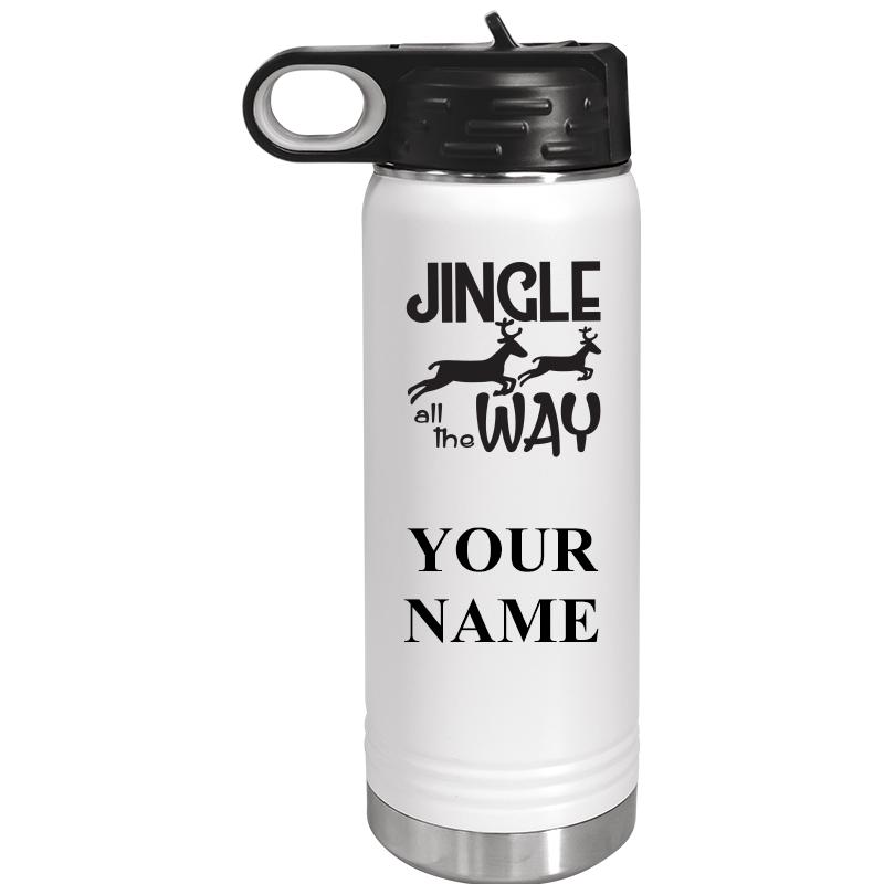 WATER BOTTLE 20OZ WHITE