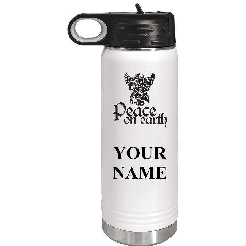 WATER BOTTLE 20OZ WHITE