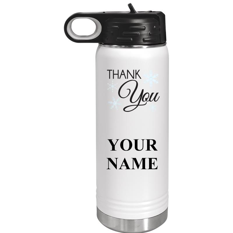 WATER BOTTLE 20OZ WHITE
