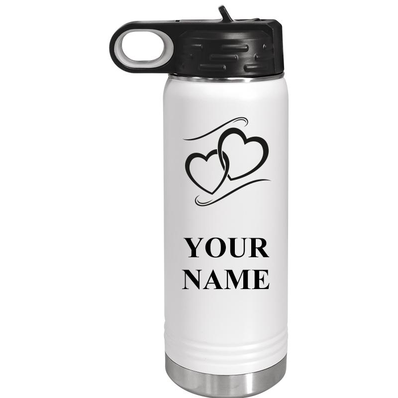 WATER BOTTLE 20OZ WHITE