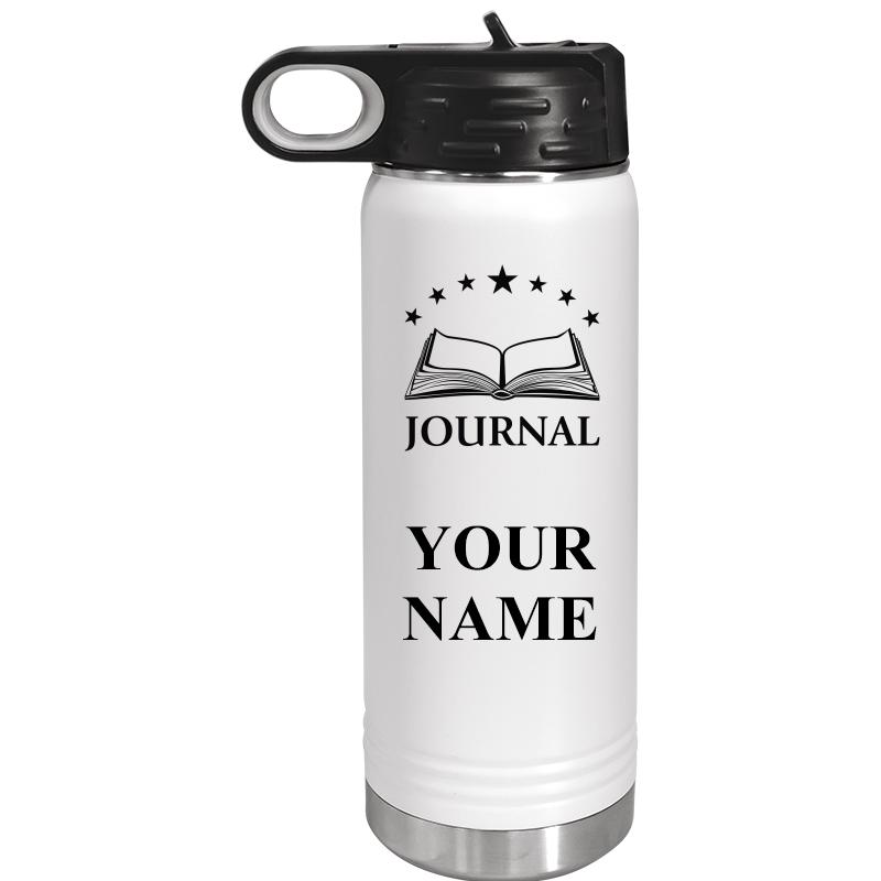 WATER BOTTLE 20OZ WHITE