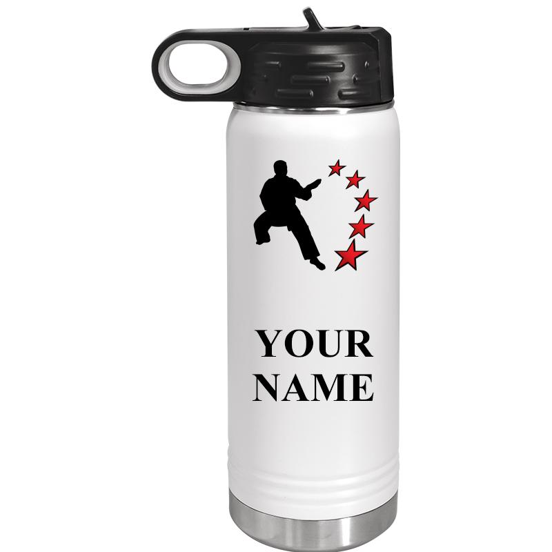 WATER BOTTLE 20OZ WHITE