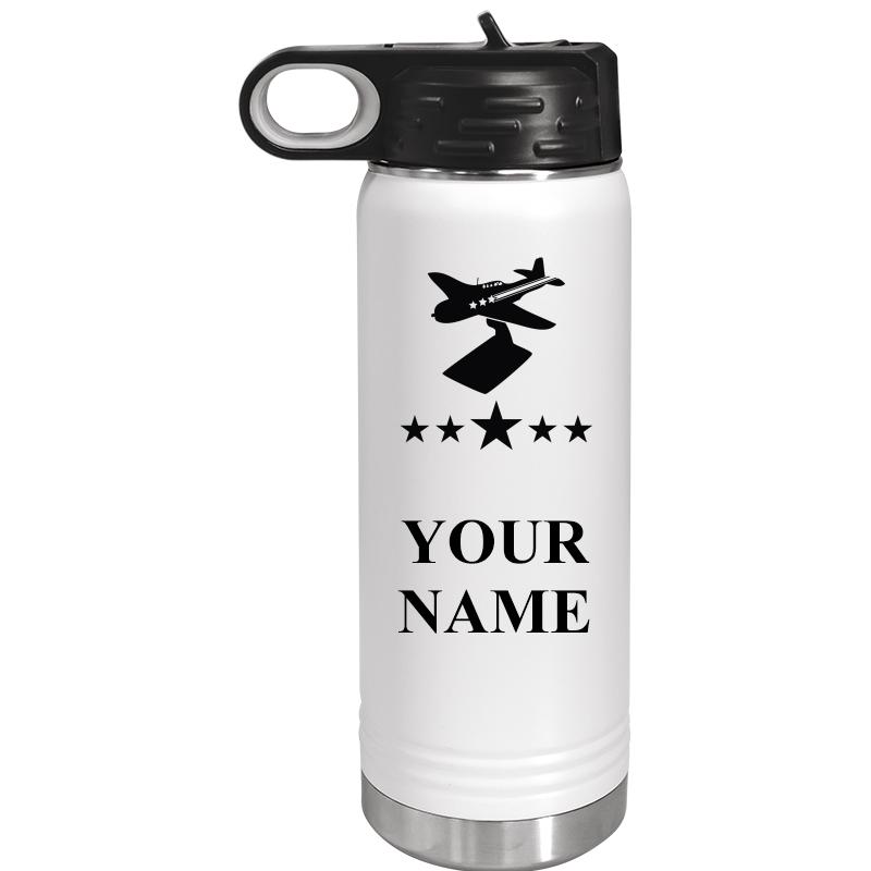 WATER BOTTLE 20OZ WHITE