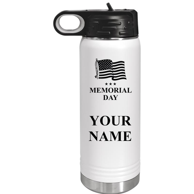 WATER BOTTLE 20OZ WHITE