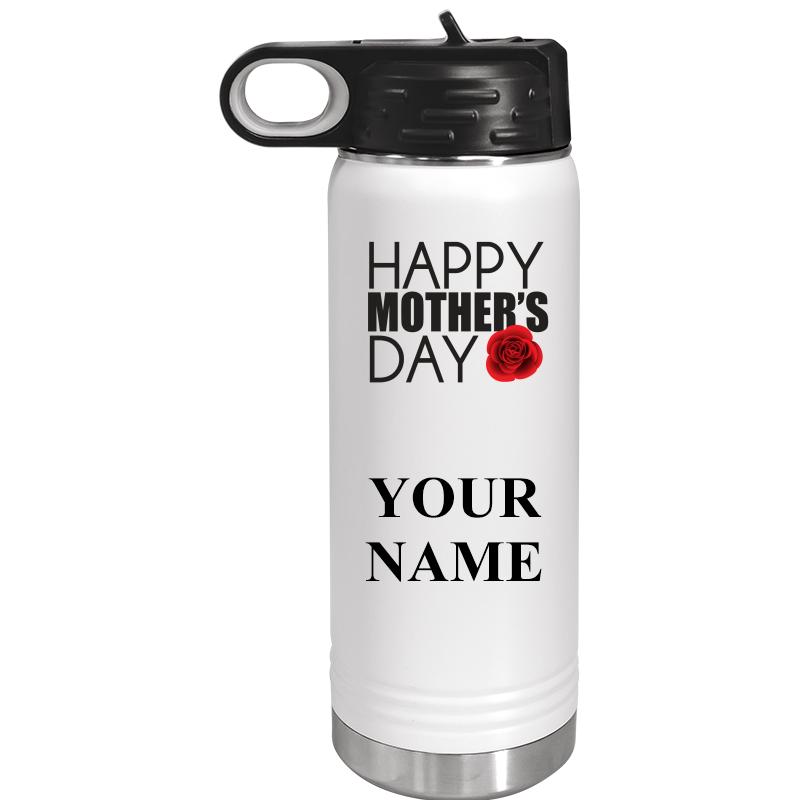 WATER BOTTLE 20OZ WHITE