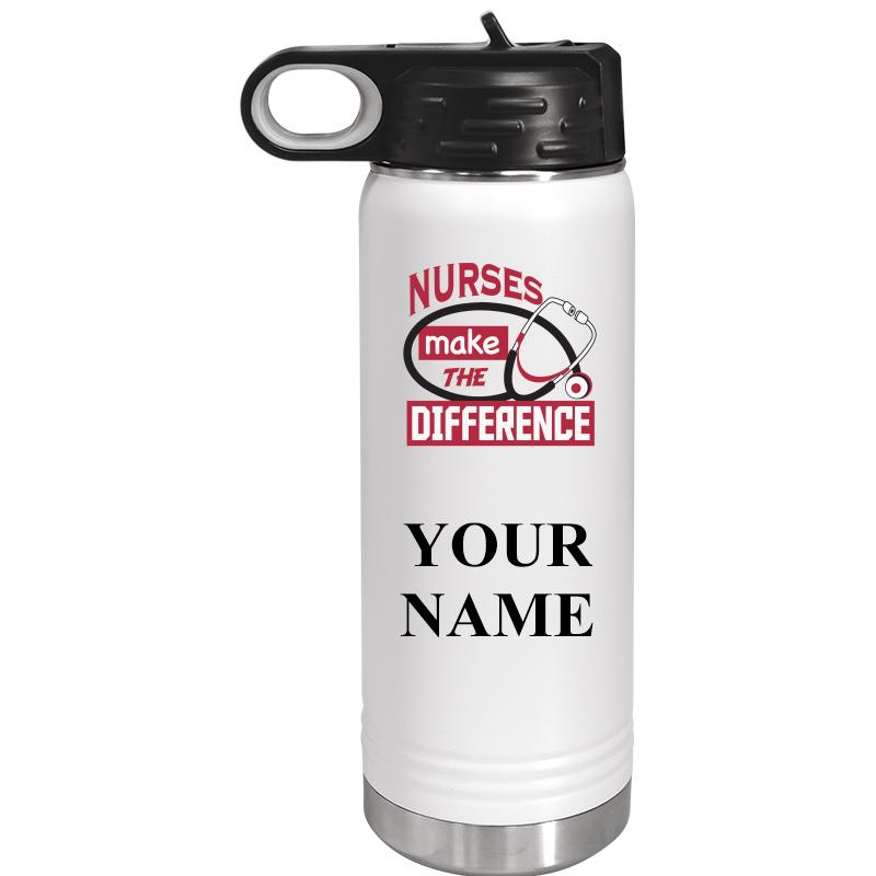 WATER BOTTLE 20OZ WHITE