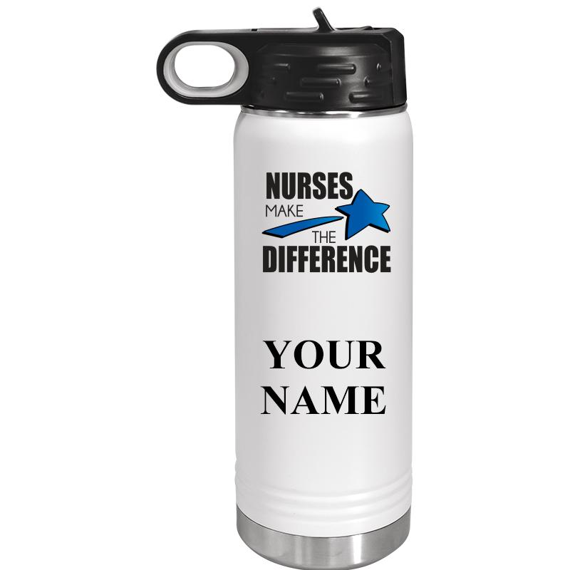 WATER BOTTLE 20OZ WHITE