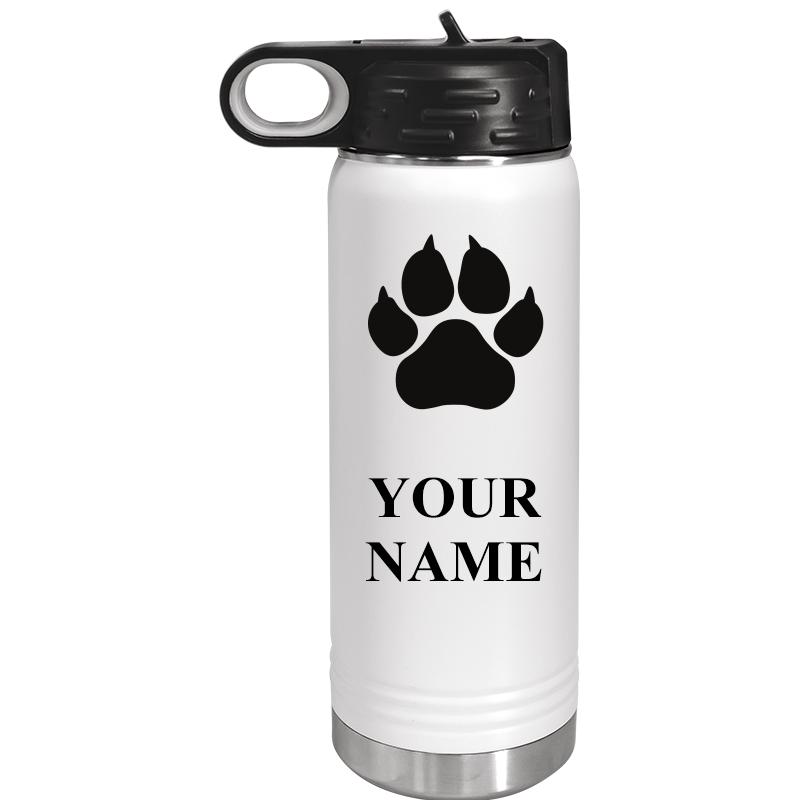 WATER BOTTLE 20OZ WHITE