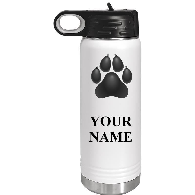 WATER BOTTLE 20OZ WHITE