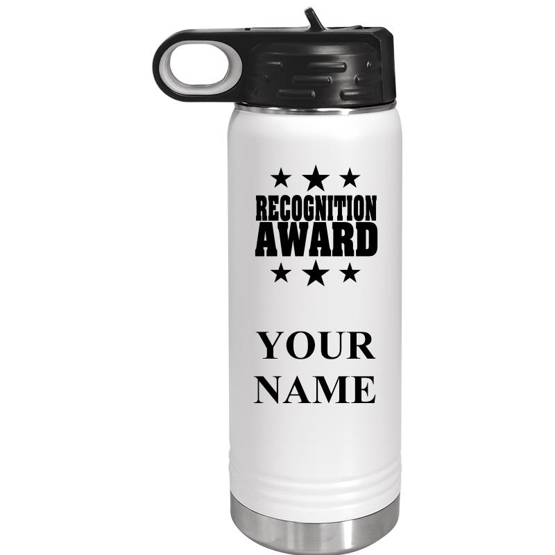 WATER BOTTLE 20OZ WHITE