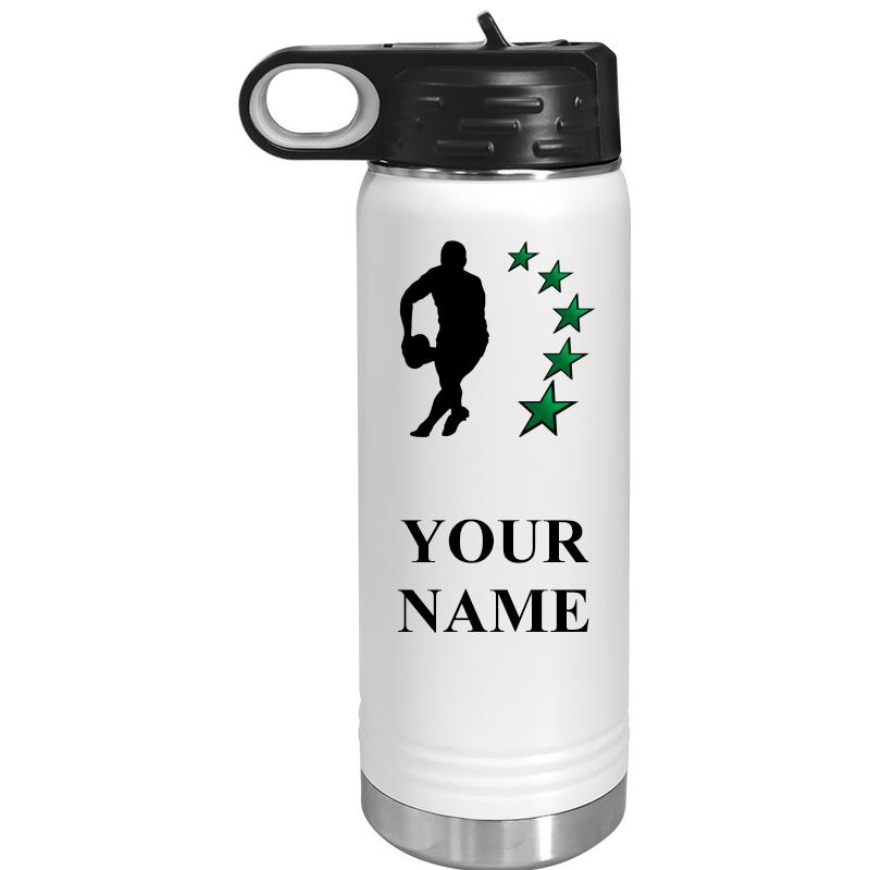 WATER BOTTLE 20OZ WHITE