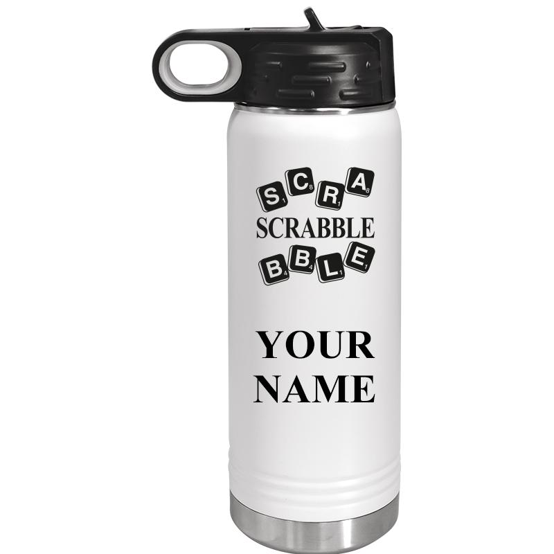 WATER BOTTLE 20OZ WHITE