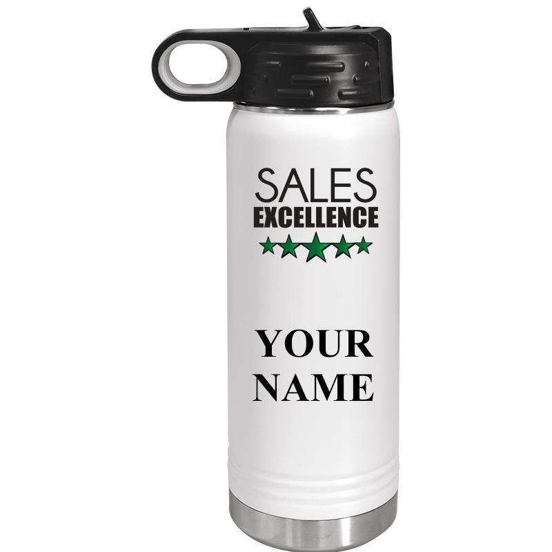 WATER BOTTLE 20OZ WHITE