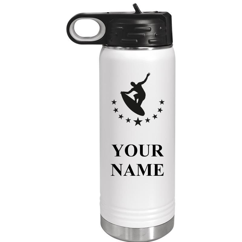 WATER BOTTLE 20OZ WHITE