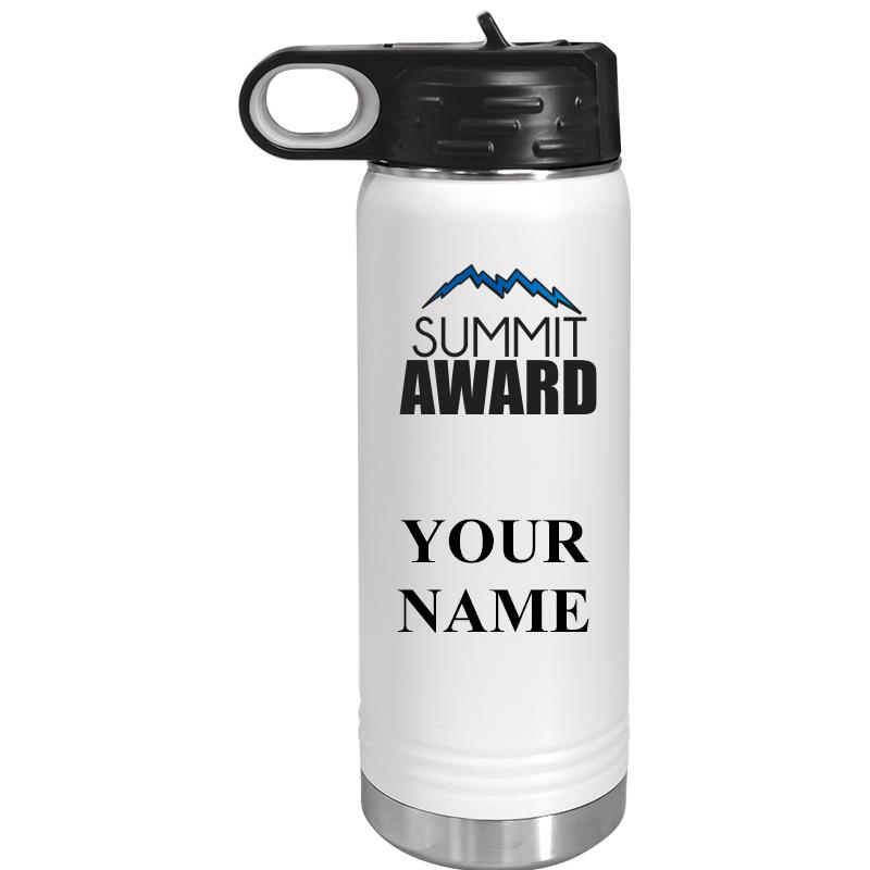 WATER BOTTLE 20OZ WHITE