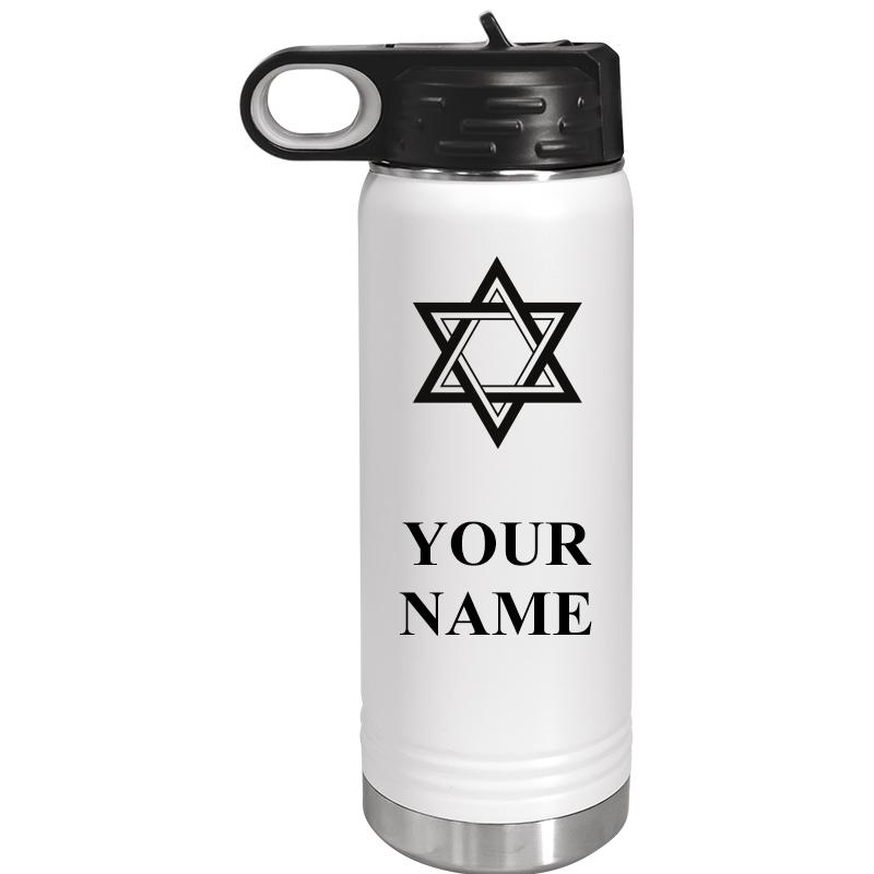 WATER BOTTLE 20OZ WHITE